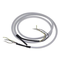 Monotubo 5x0,75mm + 4x8mm 2mt di colore bianco/grigio M016             