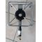 FORNELLONE CROMATO 30X30 + BRUCIATORE IN GHISA FDA103           