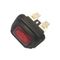 INTERRUTTORE SPIA BIPOLARE ROSSO DIDIESSE FROG DFR003            