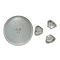 Piatto in vetro per forno microonde diametro 284mm adattabile LG XN711            