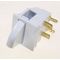 PULSANTE VENTOLA / LUCE 4 FASTON C00173740        INDESIT