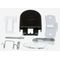 KIT MANIGLIA OBLO' MARRONE CON SUPPORTI MOLLA E NASELLI SPORTELLO PORTA OBLO' LAVATRICE REX ELECTROLUX ZANUSSI ORIGINALE 5009823009 50098293009      Zanussi