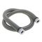 Tubo flessibile per aspirapolvere con clip di fissaggio di colore grigio lunghezza 180cm O247             