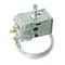 TERMOSTATO FRIGORIFERO A 2 PORTE, CAPILLARE 1200mm COLD +4.5°/-26° CONTATTI 3X6,3MM WARM +4,5°/-13° FR48202          