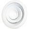 DIFFUSORE CIRCOLARE ALLUMINIO VERNICIATA BIANCA CON SERRANDE A FARFALLA DIAMETRO 310 MM - 11161770 11161770         
