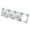 TASTIERA 4 TASTI BIANCHI VESTEL 42027376         