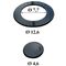 Spartifiamma smaltato corona + centralino S4457/2 Rex